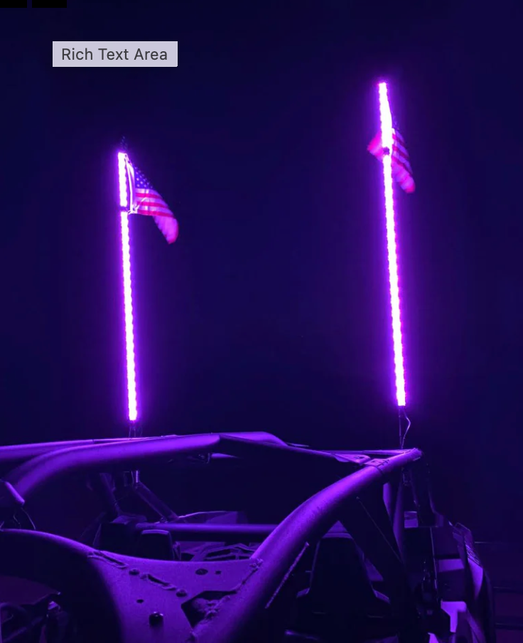 FCKLightbars Whip Light Kits