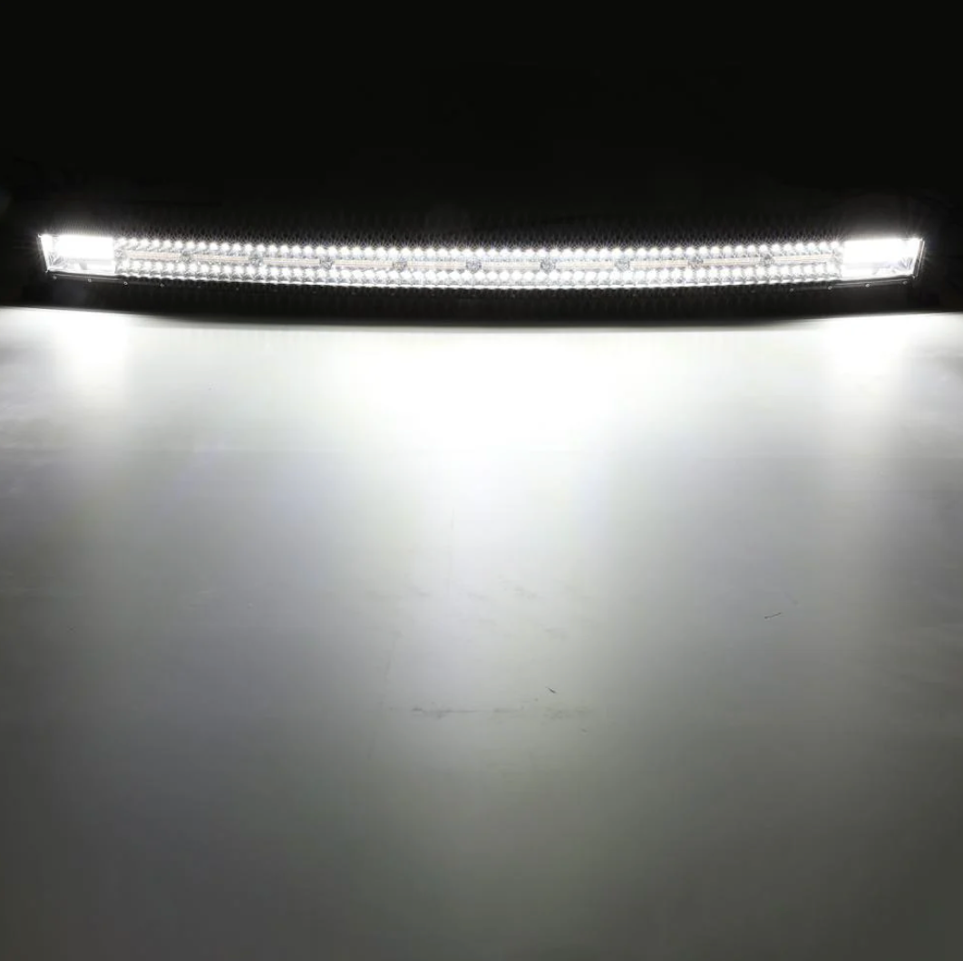 6 MODES SERIES 42-52 INCH WHITE&AMBER CURVED OFF ROAD LED LIGHT BAR
